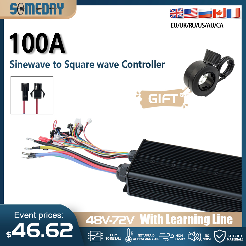 72V 100A Sabvoton Controller - 48V-72V 100A Bürstenloser Motorcontroller für E-Bikes