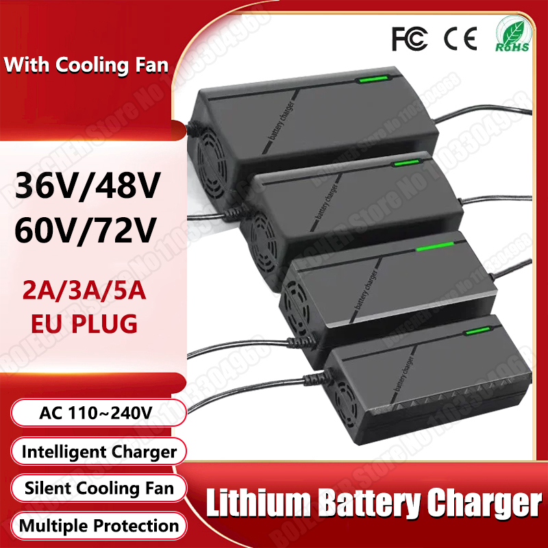 36V 48V 60V 72V Ladegerät 2A 3 – 84V 20A Smart Charger Bewertung und Preis
