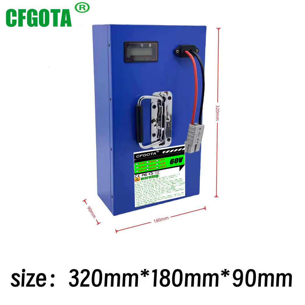 Neuer 60V 100Ah 16S Lithium 18 – 60V 50Ah Electric Scooter Battery Bewertung und Preis