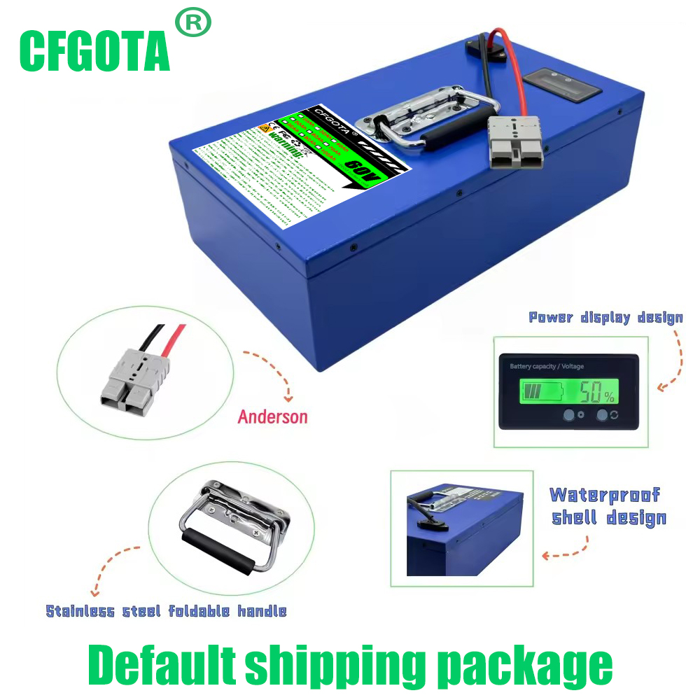 Neuer 60V 100Ah 16S Lithium 18 – 60V 50Ah Electric Scooter Battery Bewertung und Preis