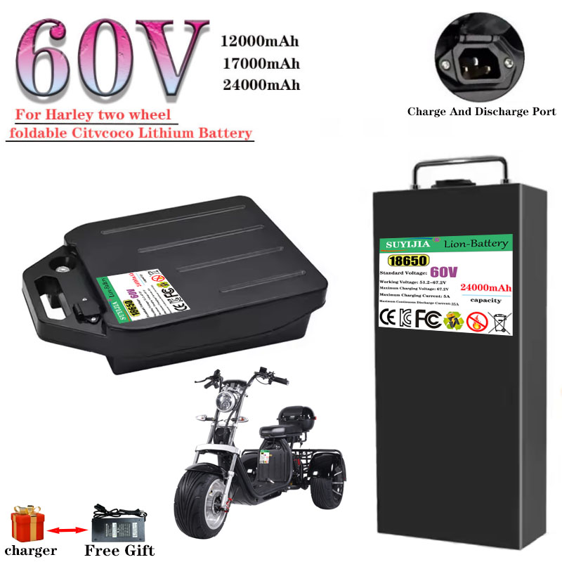 HarleyBatteryCitycocoElectricB – 60V 50Ah Electric Scooter Battery Bewertung und Preis